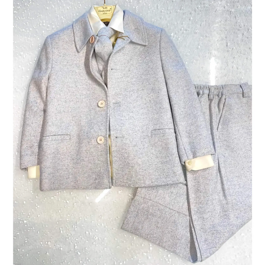 Completo elegante per bambino in lana