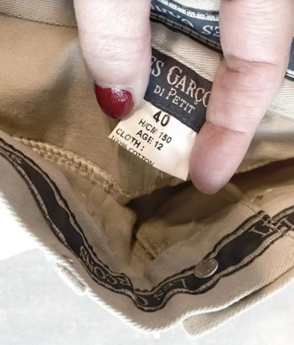 Pantalone cargo beige per bambino