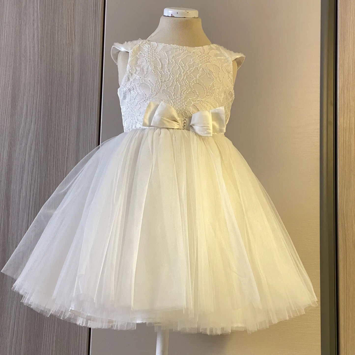 Abito da Damigella 5 anni in total white