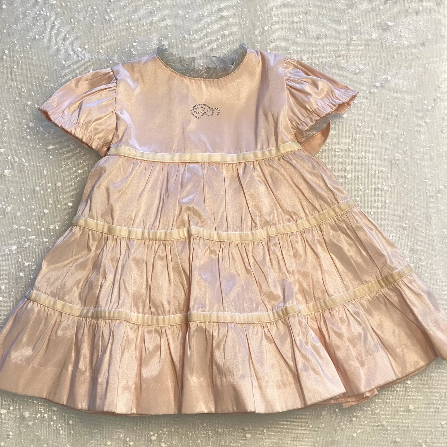 Abito elegante rosa 3-6 mesi