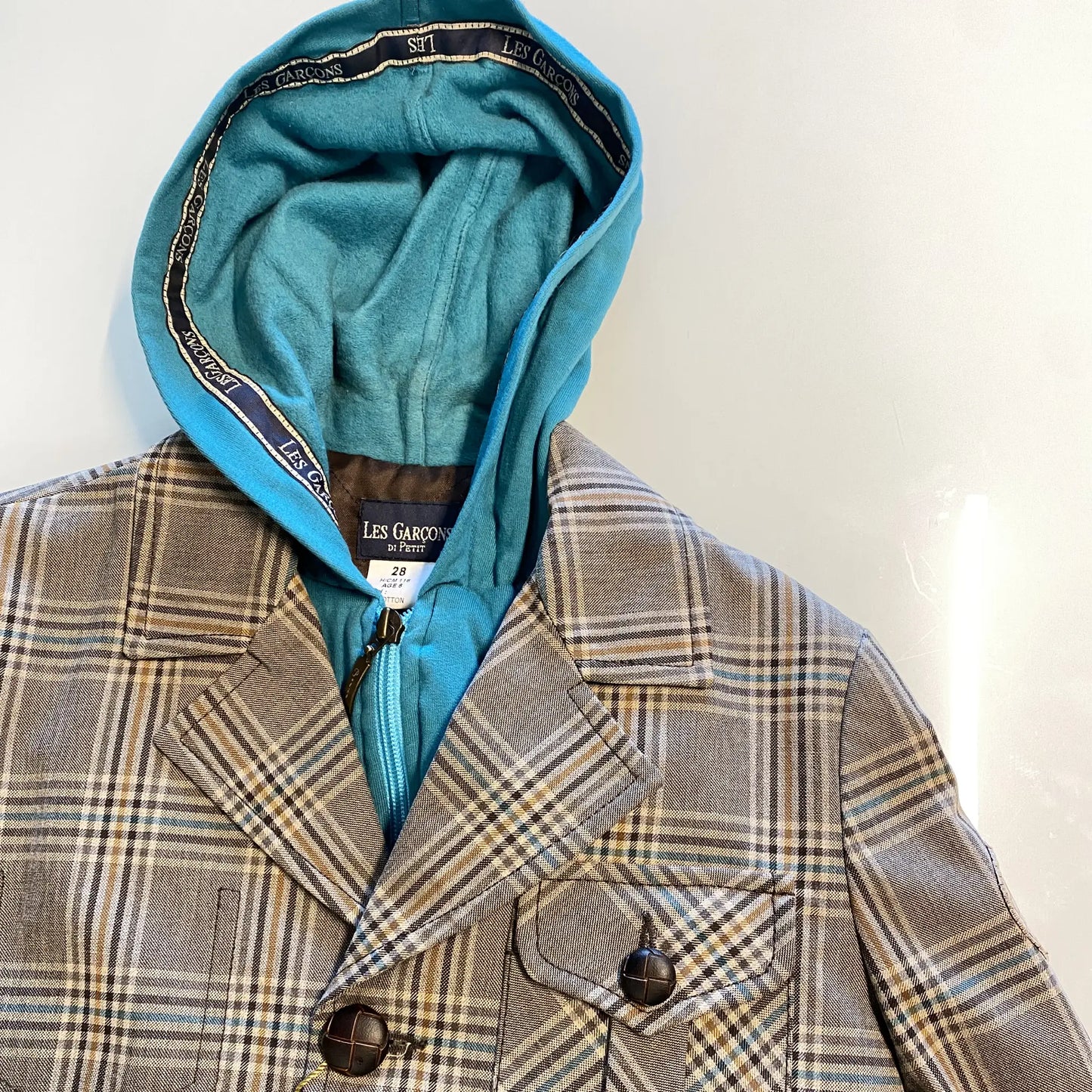 Blazer con cappuccio elegante e casual per bambino