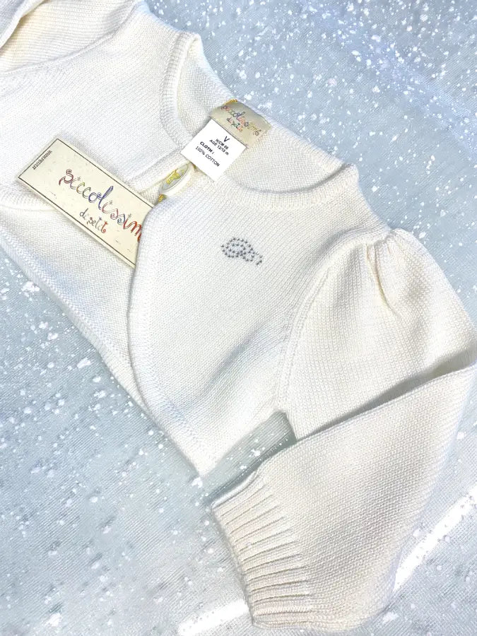 Bolero elegante in cotone per bambina