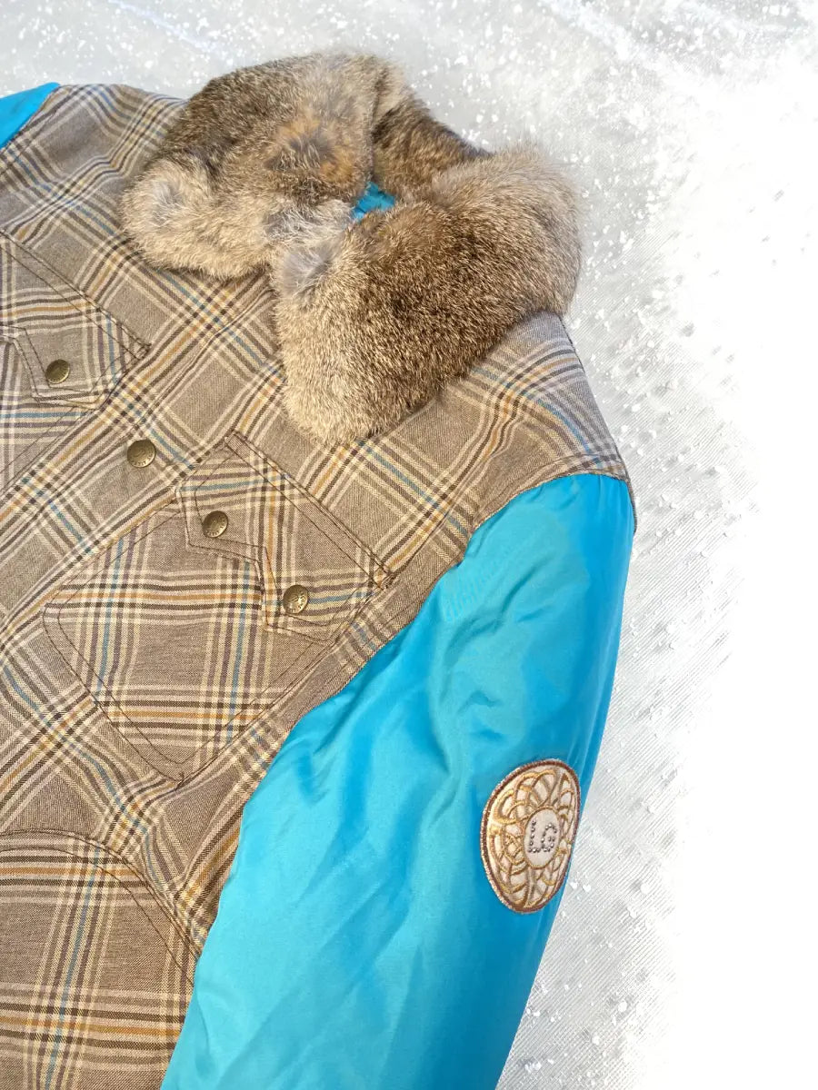 Bomber con collo in pelliccia staccabile per ragazzo 14 anni