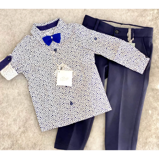 Camicia e pantalone elegante per bambino