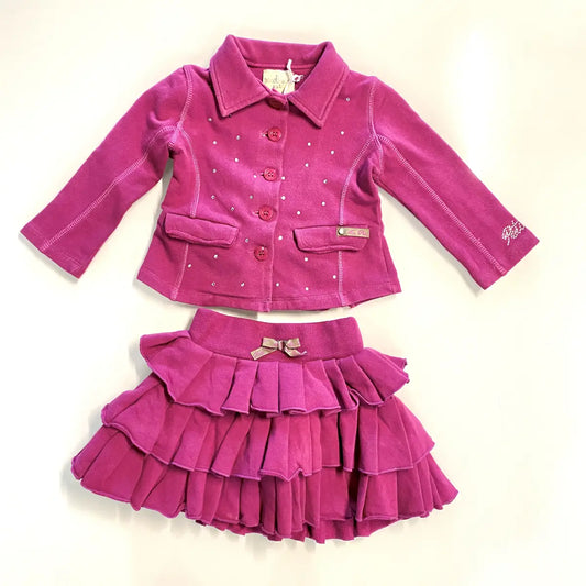 Completino coordinato Giacca e gonna per neonata