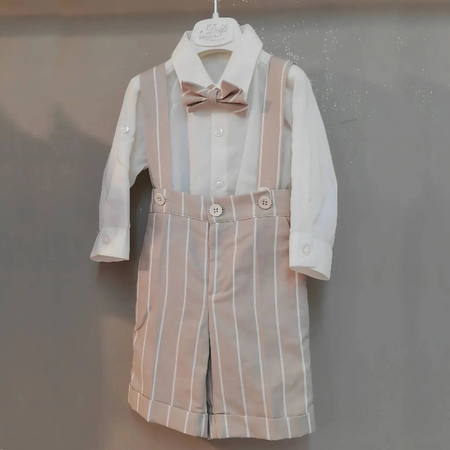 Completo 3 pezzi per cerimonia bambino in outlet