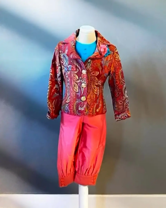 Completo 4 pezzi da cerimonia per bambina di 5 anni