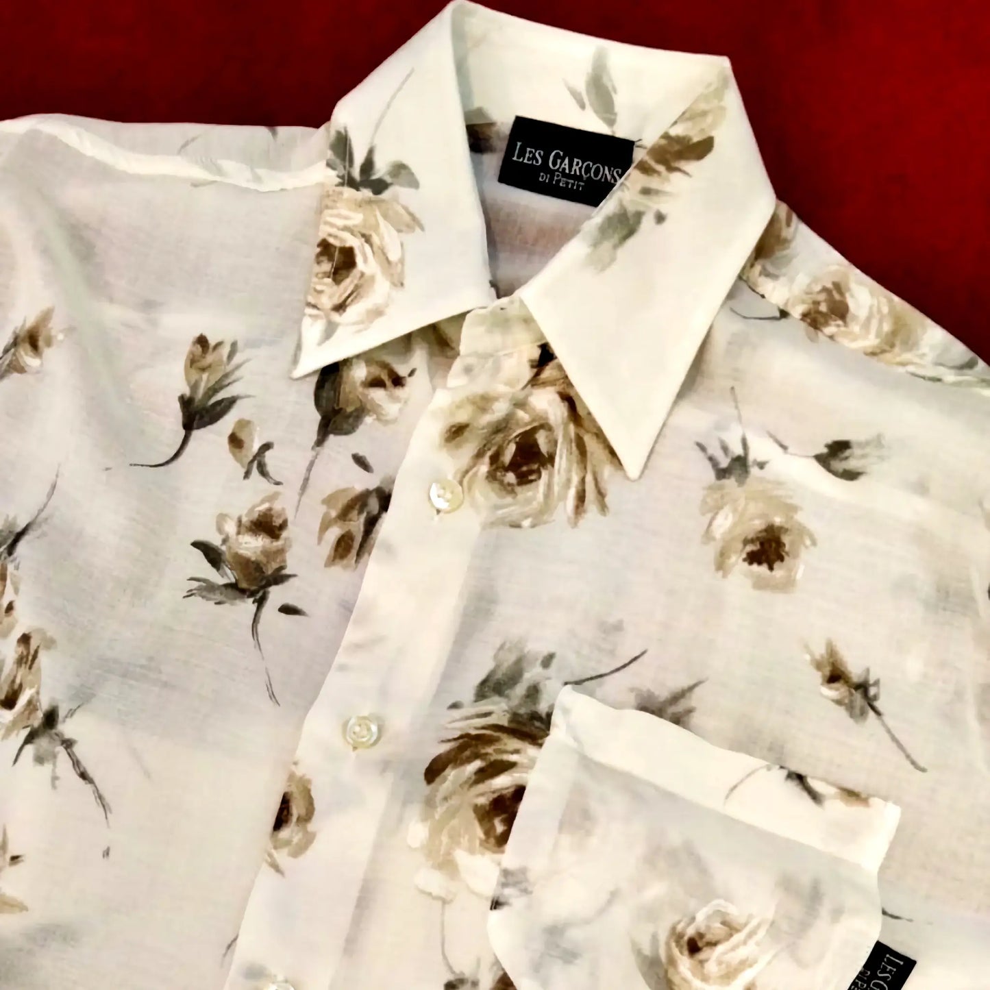 Completo camicia pantaloni elegante casual per feste estive