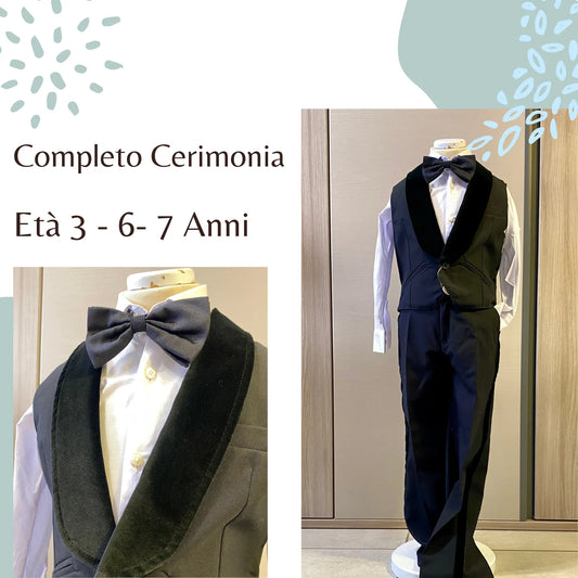 Completo da cerimonia e matrimonio per bambino