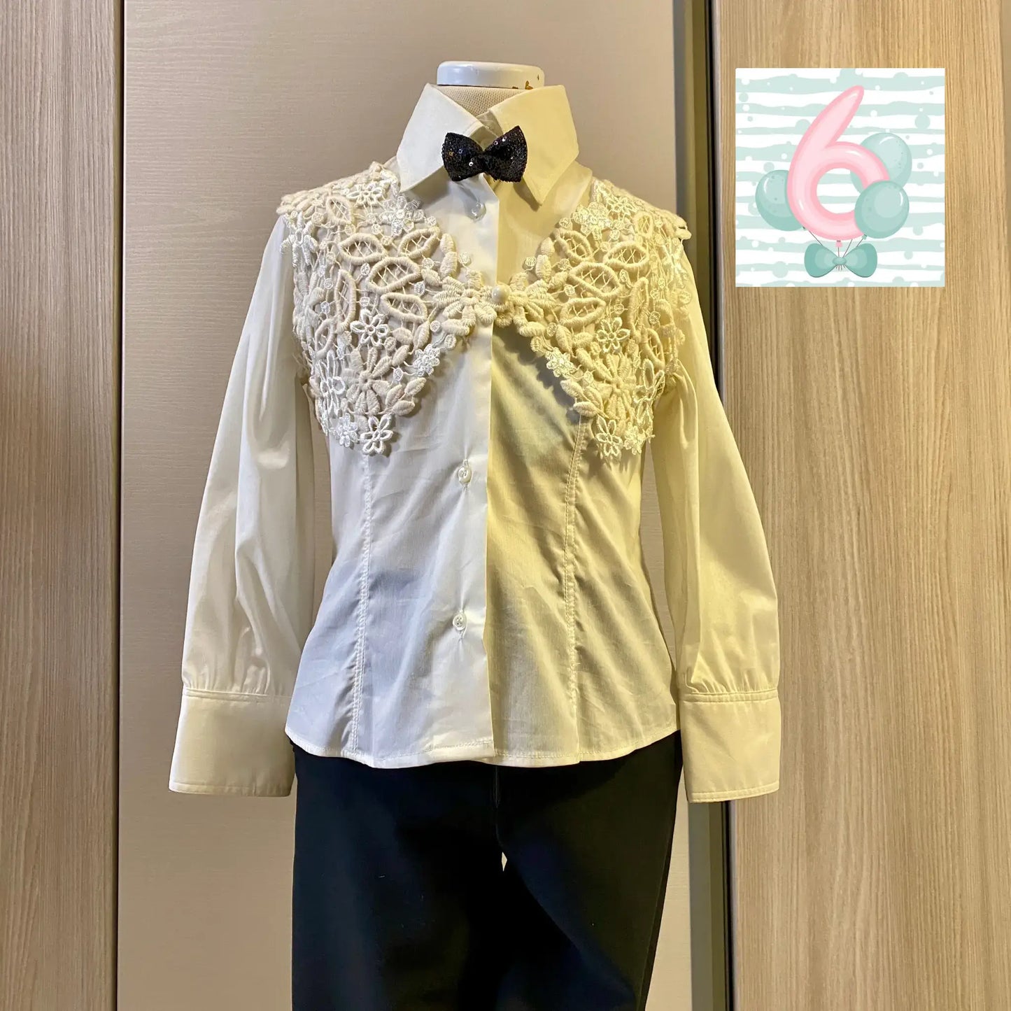 Completo elegante da cerimonia o festa per bambina 6 anni