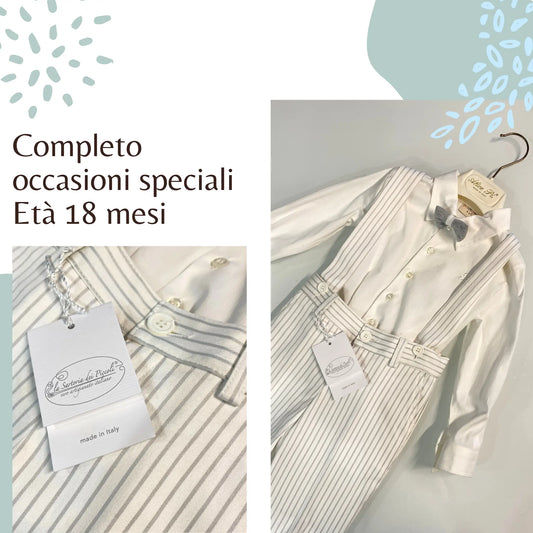 Completo elegante da neonato per occasioni speciali
