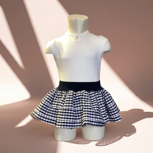 Completo gonna e maglia per bimba 2 anni