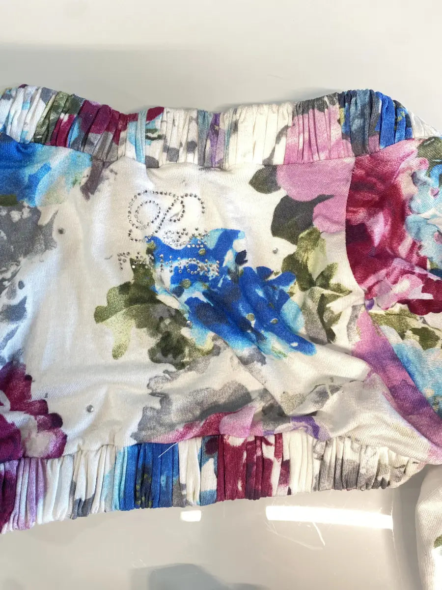 Coprispalle elegante cerimonia estiva fantasia a fiori per bambina