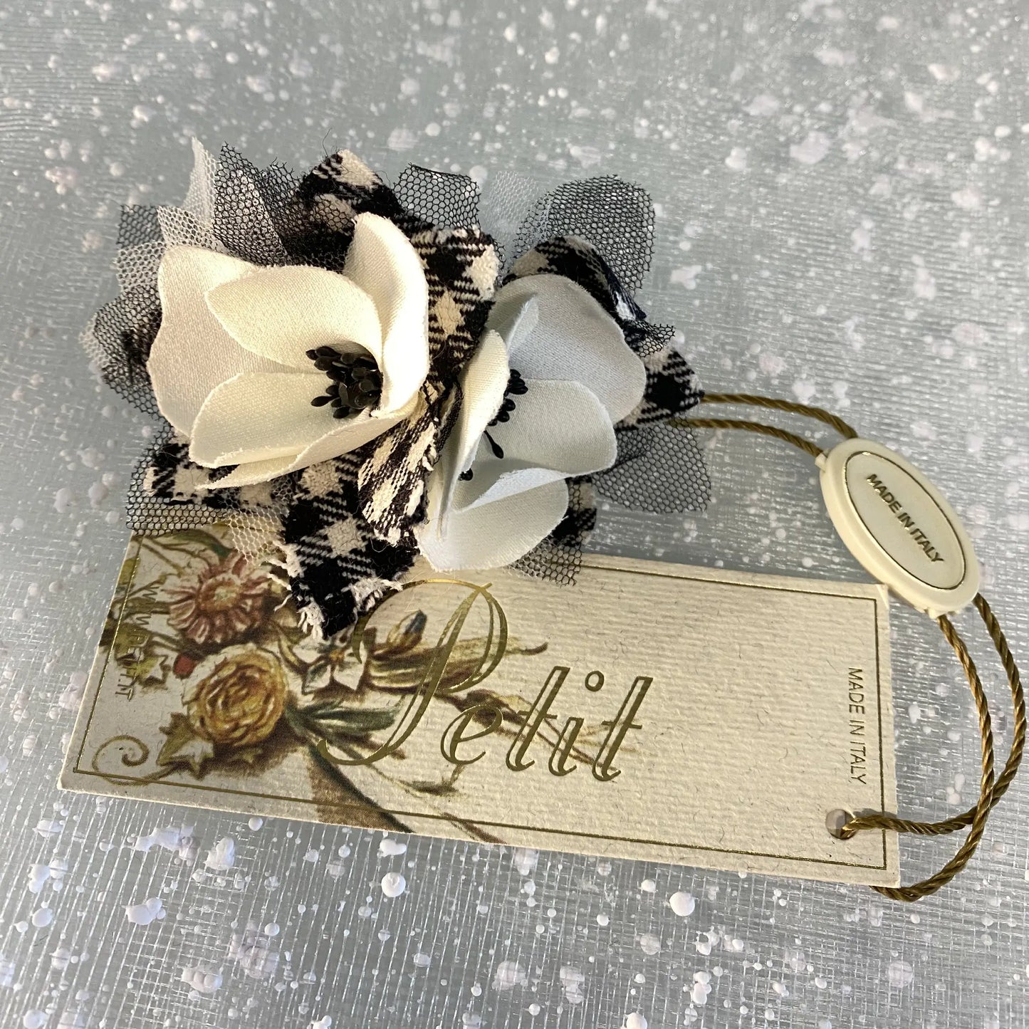 Fermaglio con fiori elegante 4 stagioni da bambina
