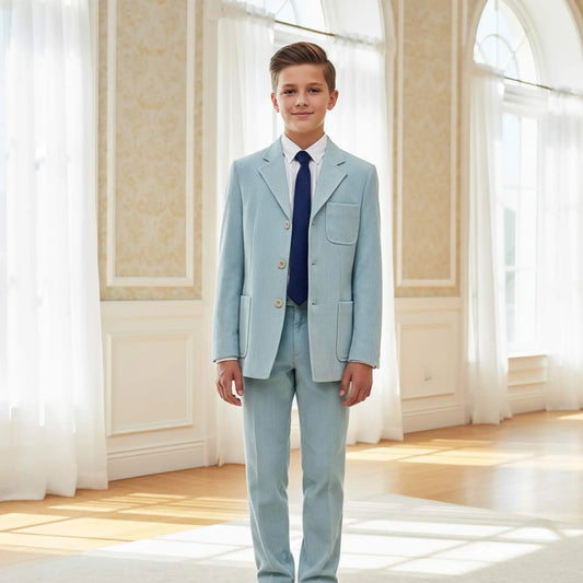 Giacca e pantaloni in velluto per bambino ragazzo in Outlet