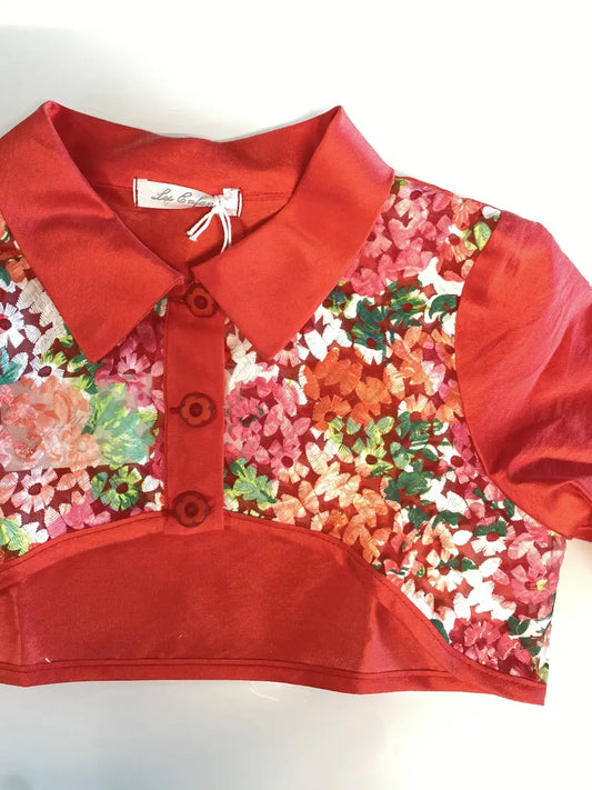 Giacchino corto rosso per bambina