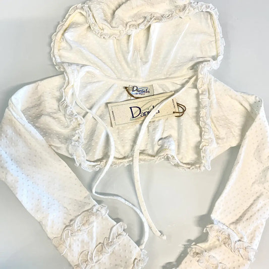 Giacchino elegante bianco per bambina di 5 anni