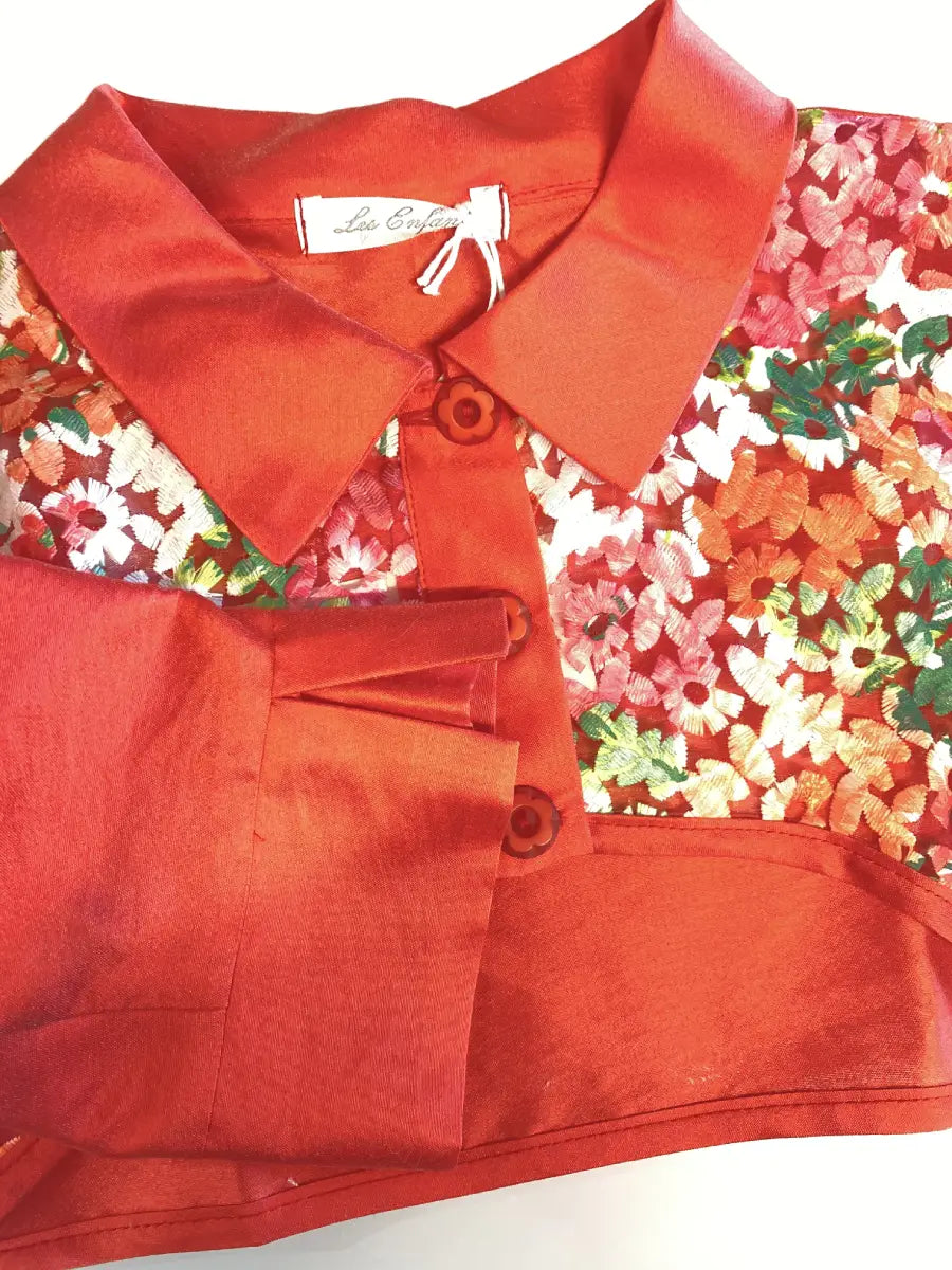 Giacchino corto rosso per bambina