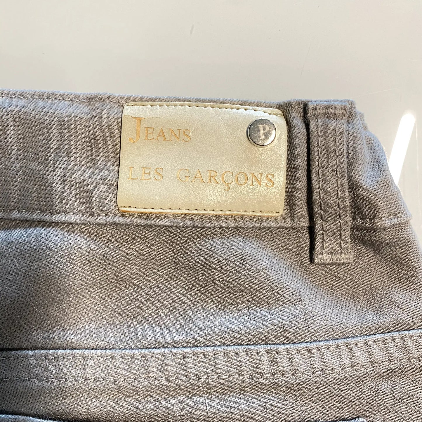 Jeans bianco ghiaccio Les Garcons di Petit