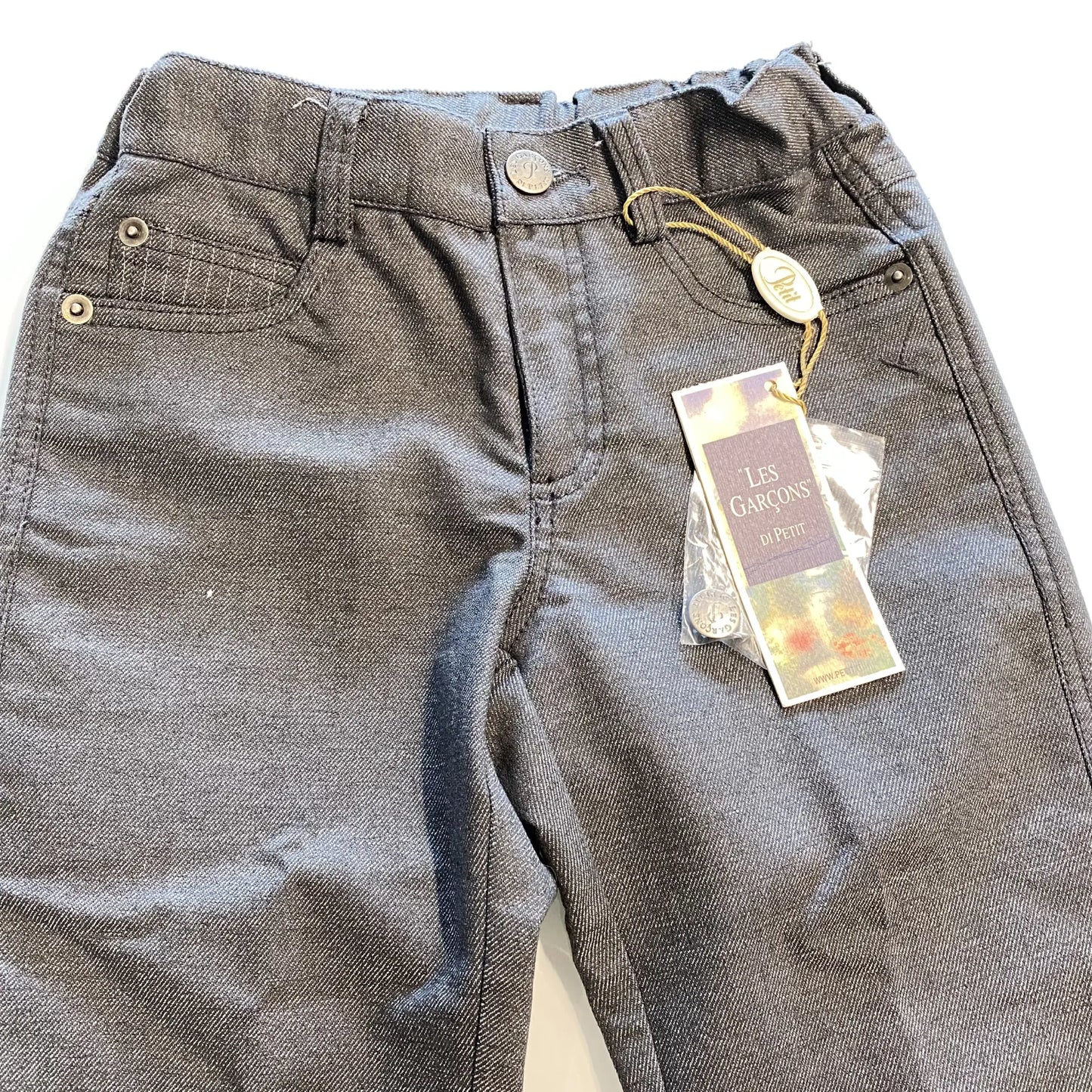 Jeans grigio da bambino in outlet