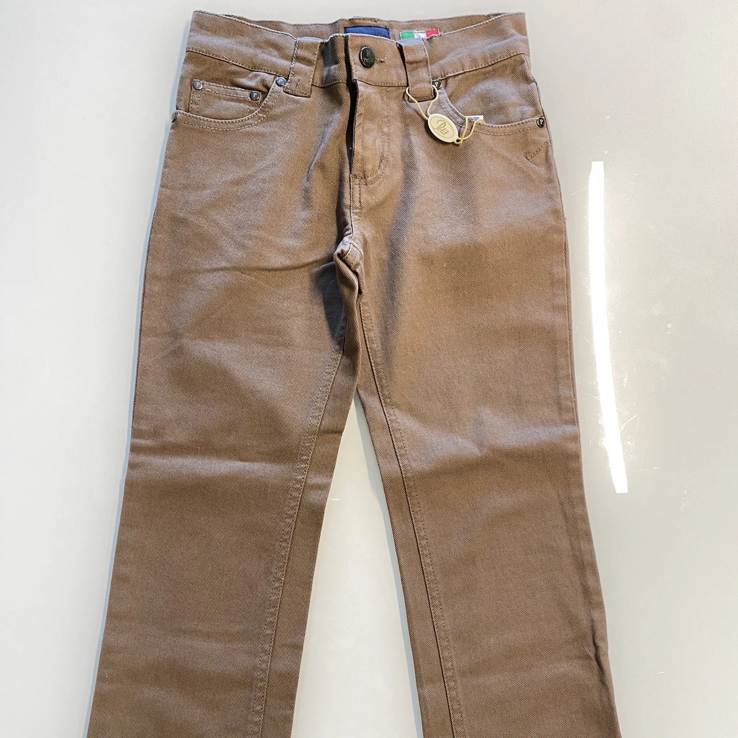Jeans marrone per bambino