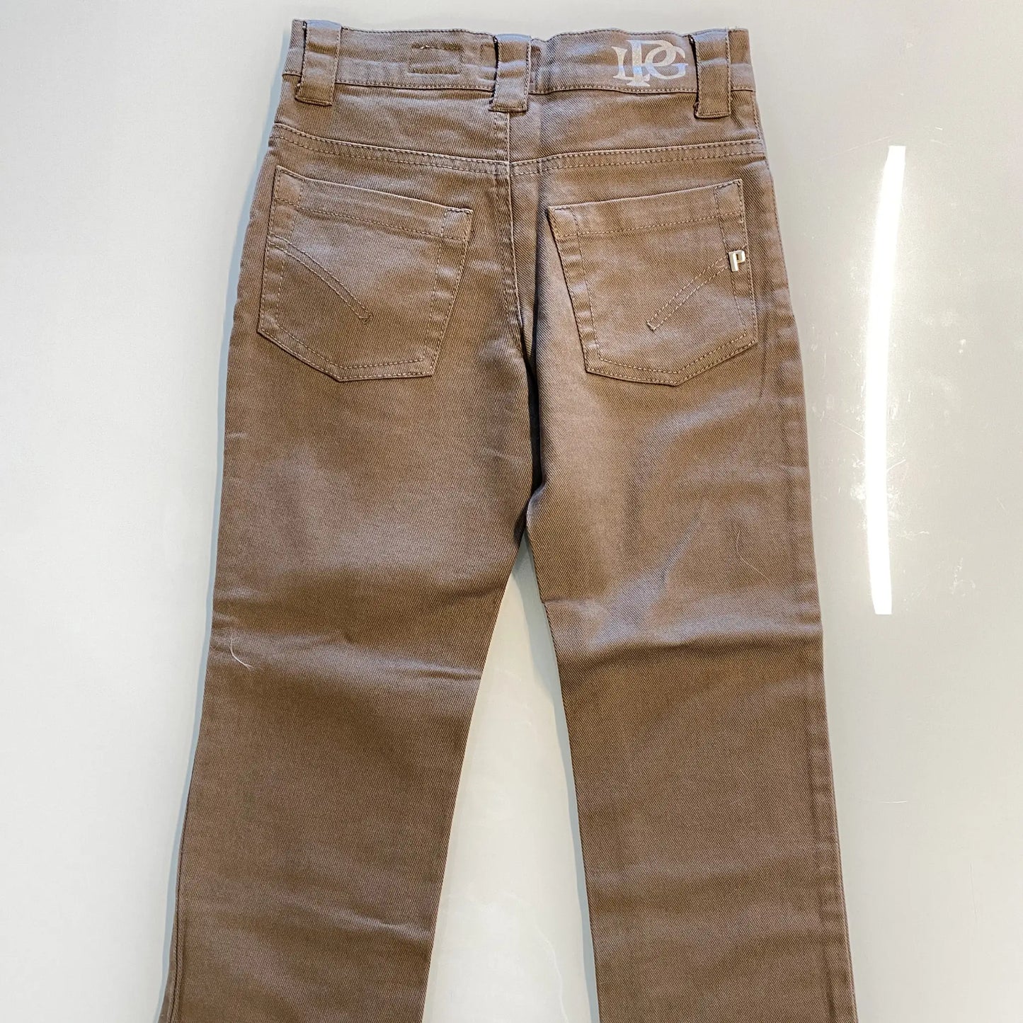 Jeans marrone Petit per bambino