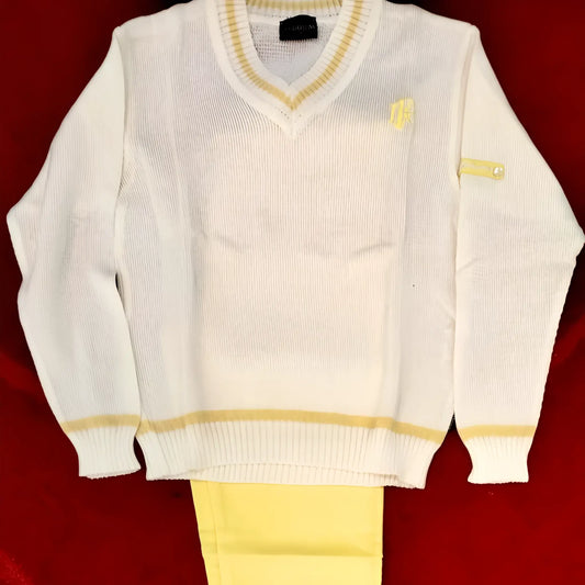 Maglia e pantalone elegante per feste da bambino