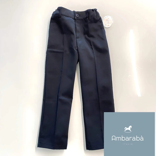 Pantalone elegante elasticizzato per bambino di 4 e 5 anni