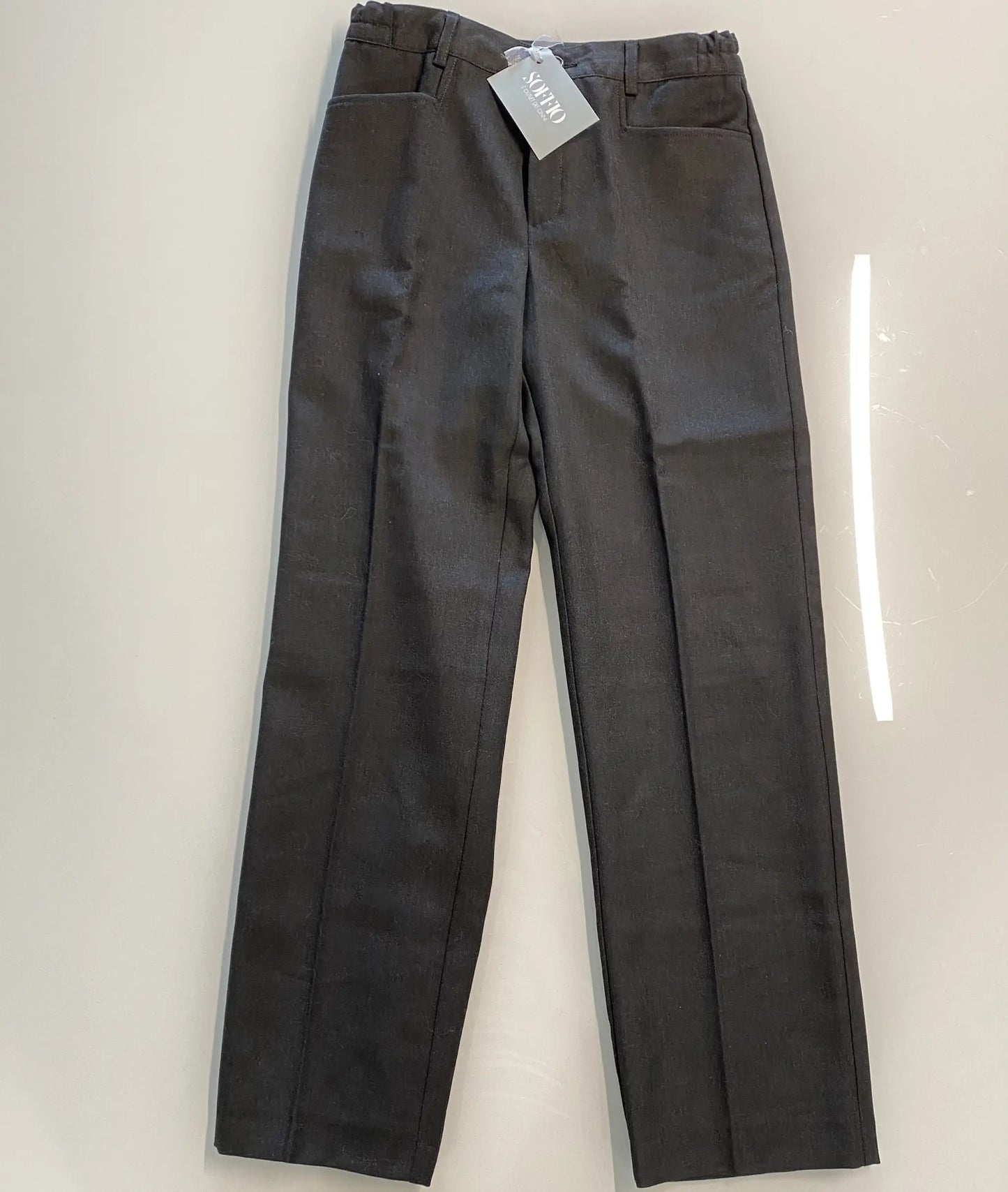Pantalone elegante modello alla carrettiera colore nero
