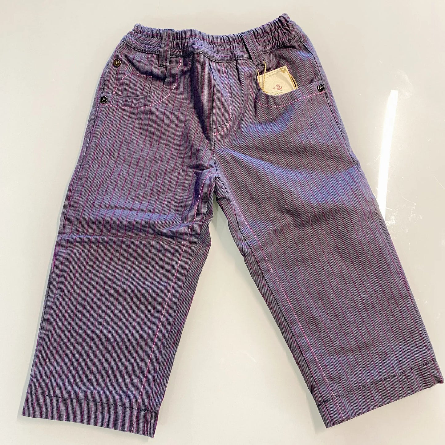 Pantalone viola per neonata