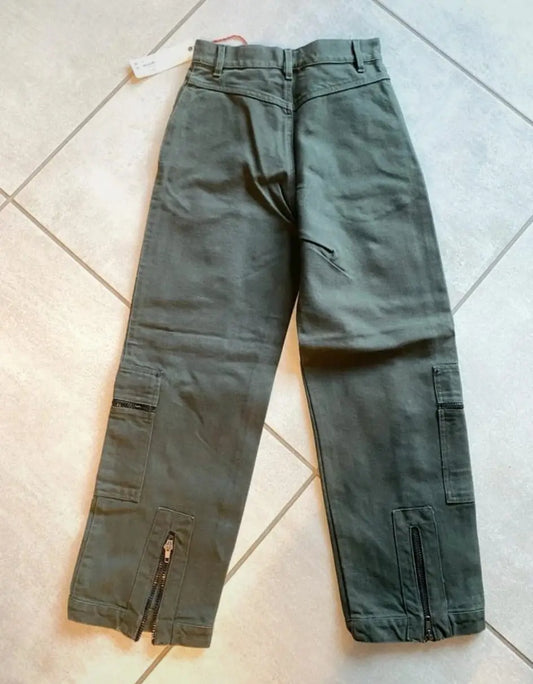 Pantaloni cargo verde per ragazzo
