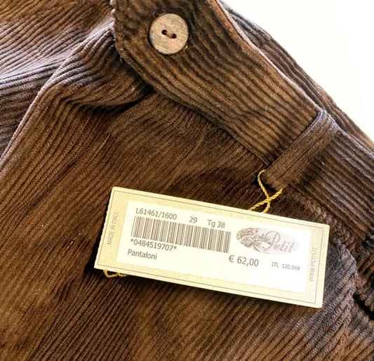 Pantaloni in velluto per bambino in sconto