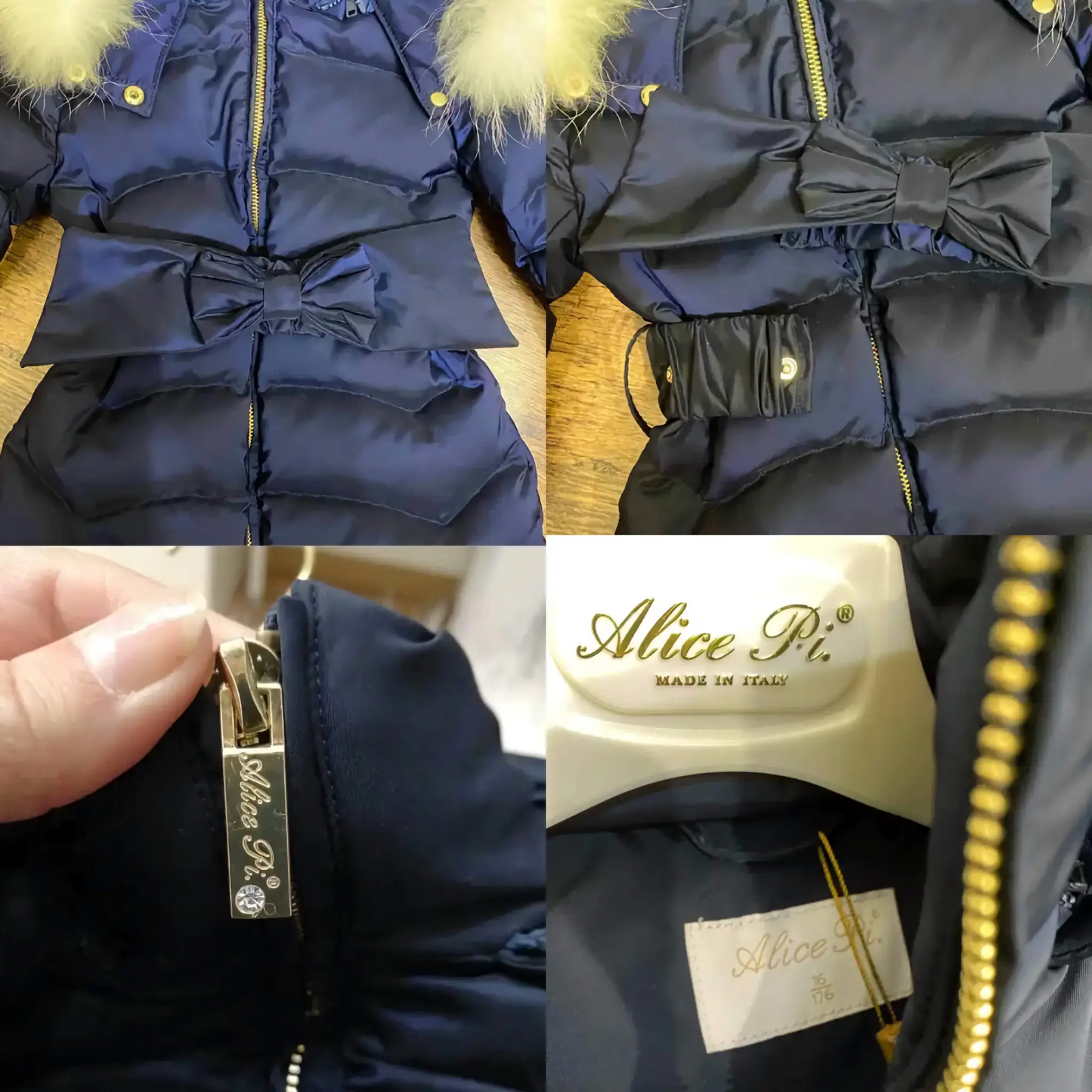 Piumino elegante con pelliccia Murmanski