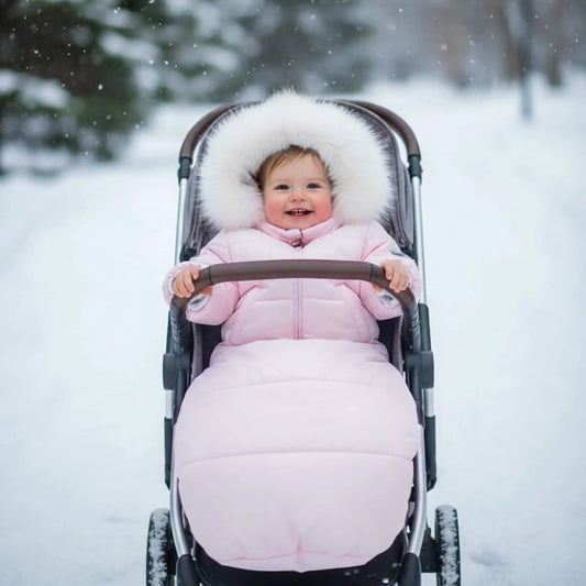 Piumino con sacca da passeggino per bambina 6 mesi in outlet