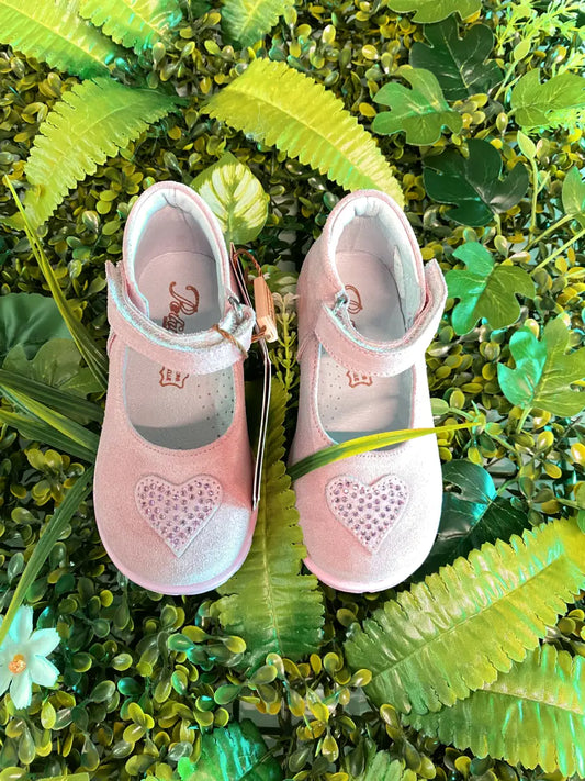Scarpette primi passi rosa per bambina
