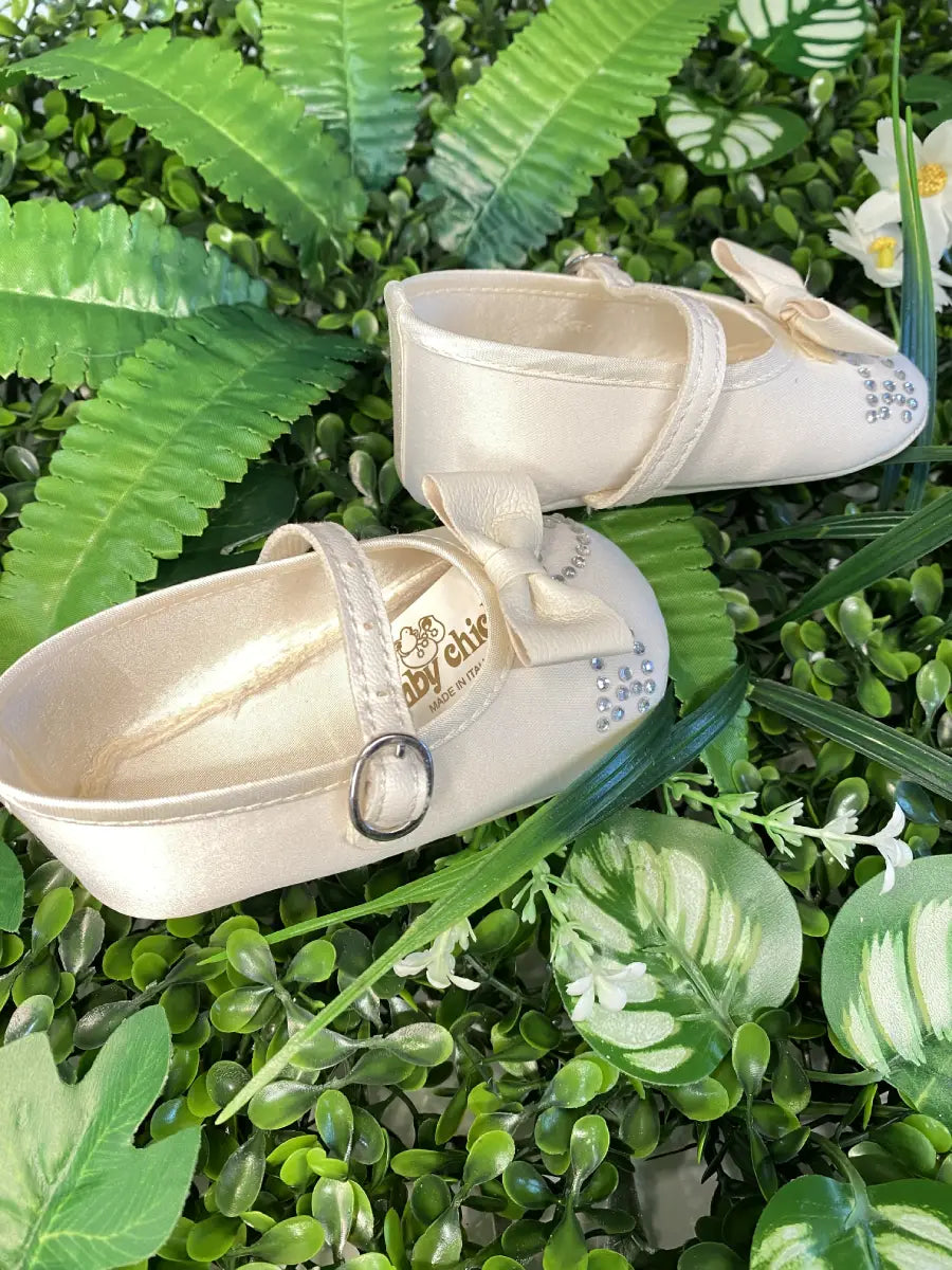 Scarpine da battesimo femminili numero 17