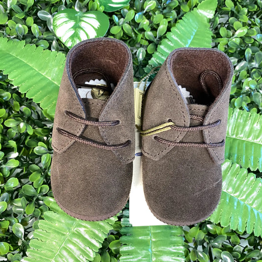 Scarpine da culla rimi mesi marroni in offerta