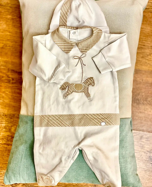 Tutina in caldo cotone completa di cappellino