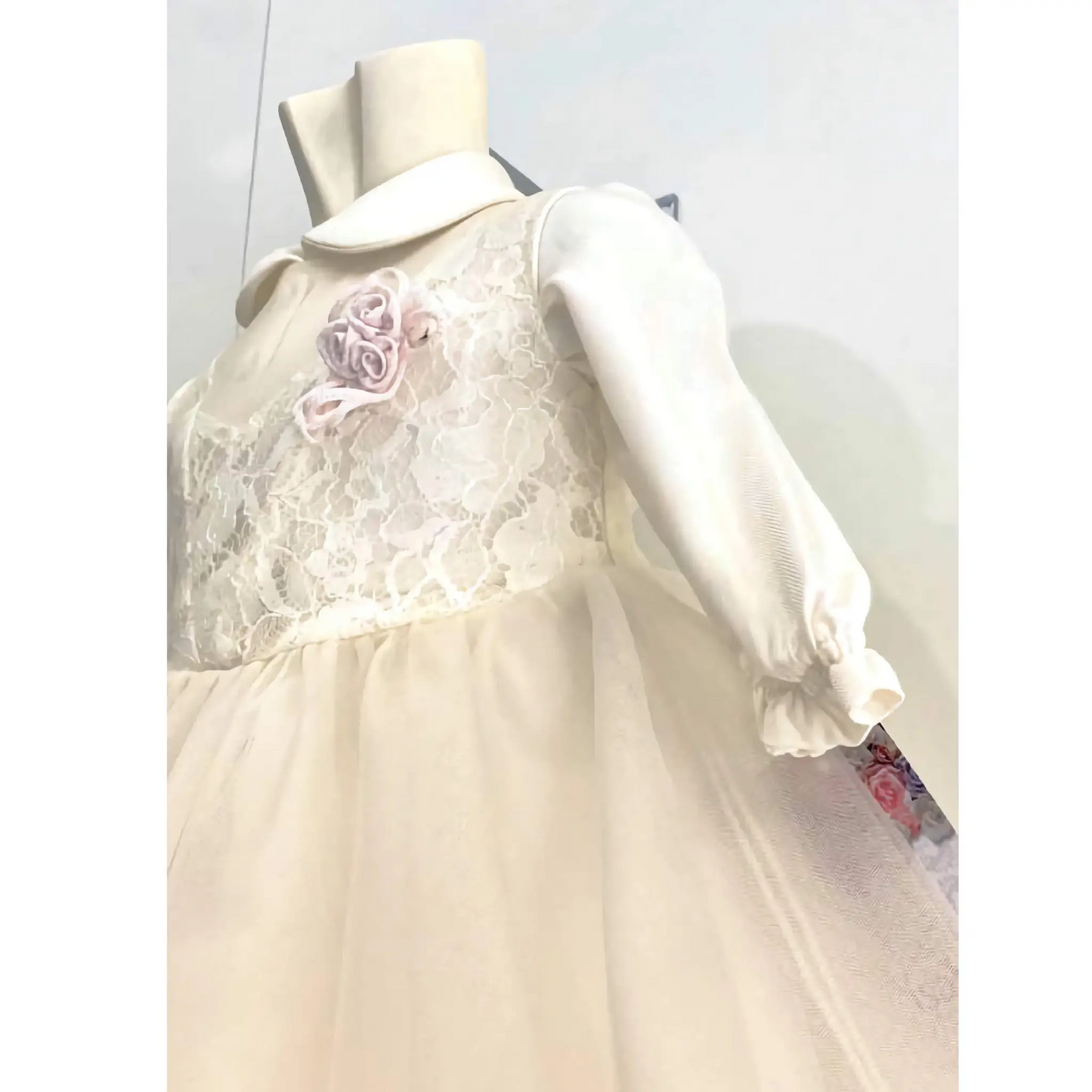 Vestito da battesimo invernale per neonata