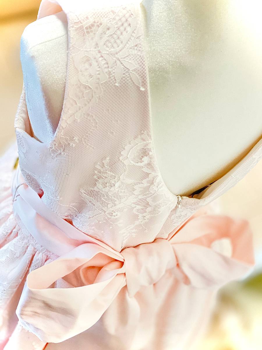 Vestito damigella comunione con scollo posteriore