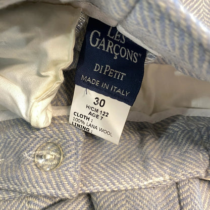 Pantalone 100% Lana Bambino Spina di Pesce