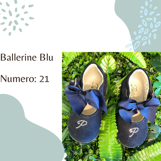 Ballerine eleganti, scarpe scamosciate numero 21 in outlet