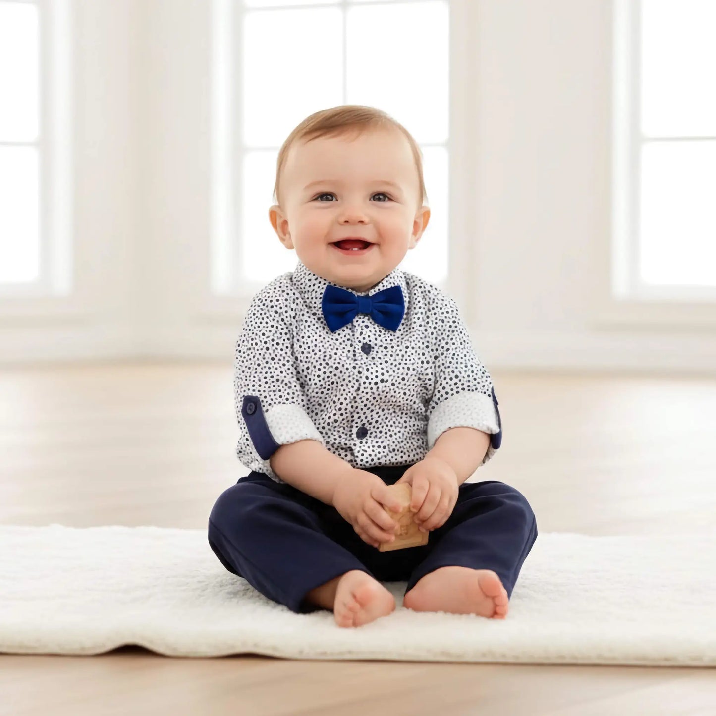 Camicia e pantalone coordinati per bambino in outlet