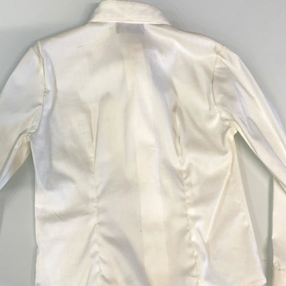 Camicia Elegante Bambina con Strass e Fiore