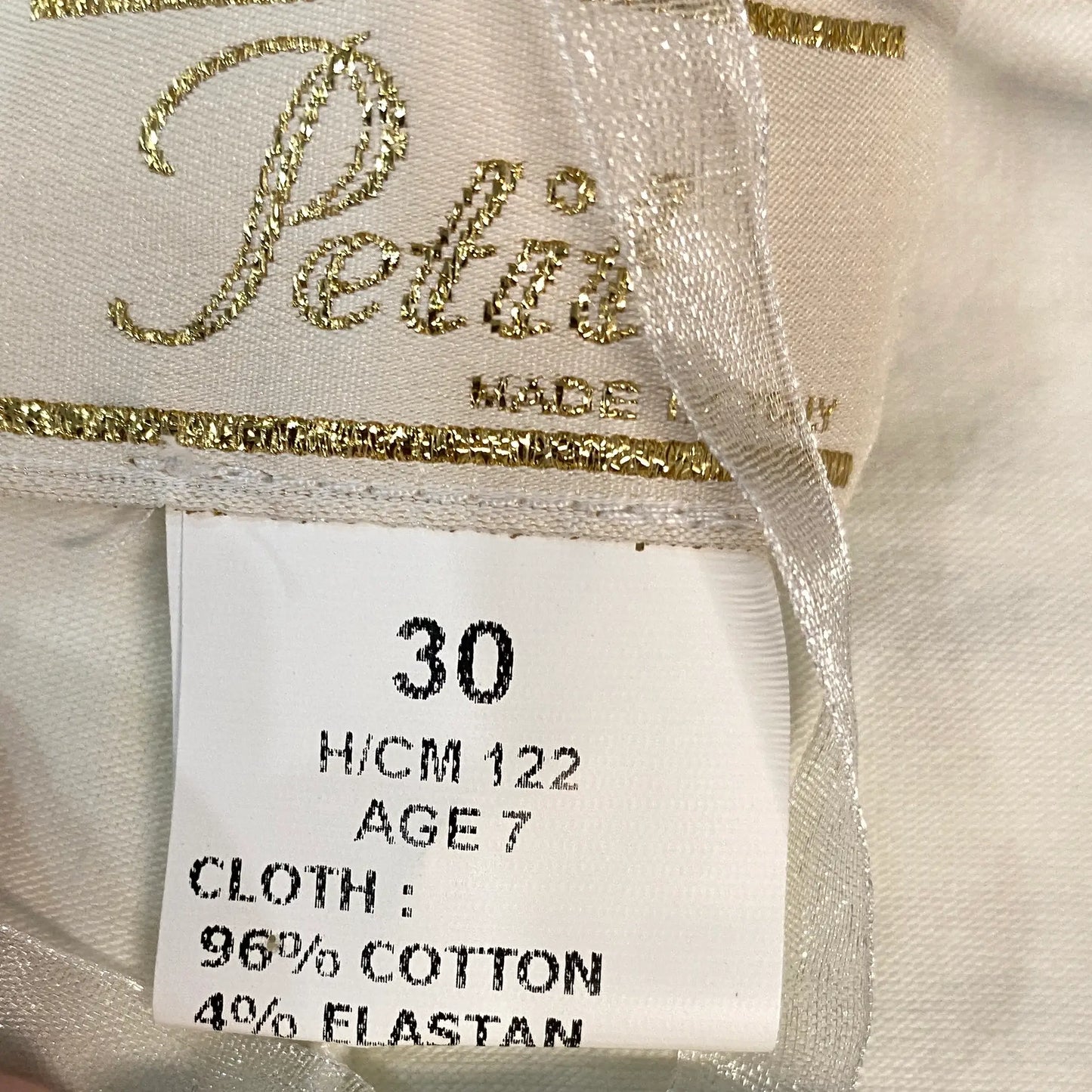 Leggings Bambina in Cotone Stretch con Dettaglio Brillantini in Outlet