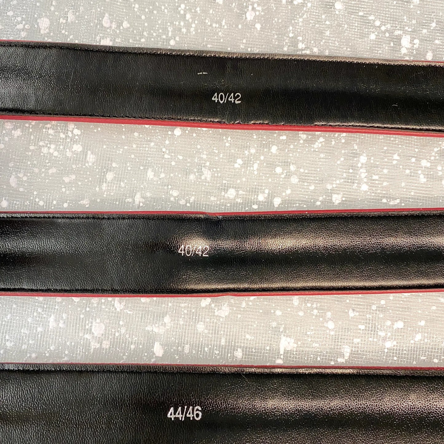 Cintura Bambina/Ragazza in Pelle Rossa