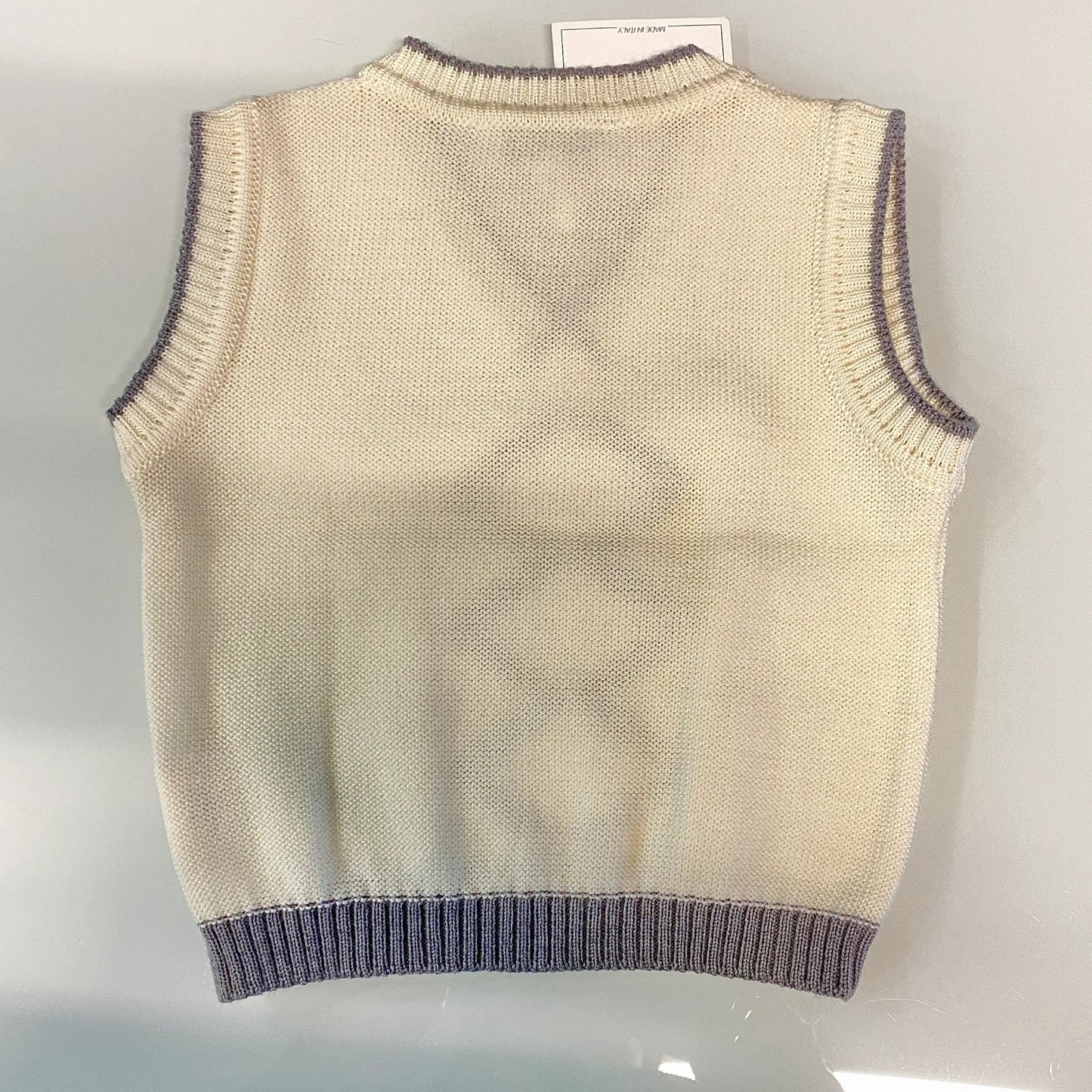 Gilet Neonato in Lana Elegante | Made in Italy Outlet