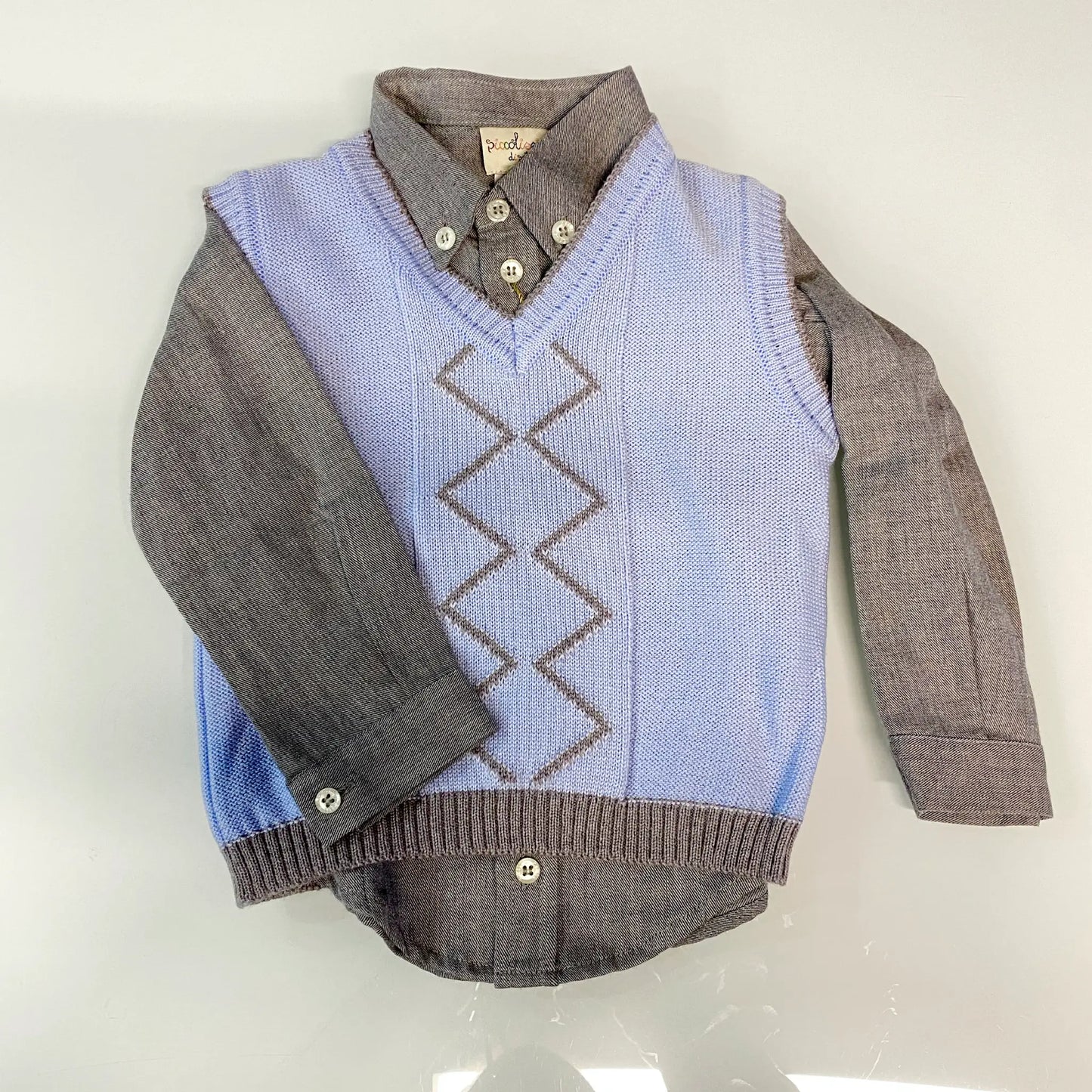 Gilet Neonato in Lana Elegante | Made in Italy Outlet