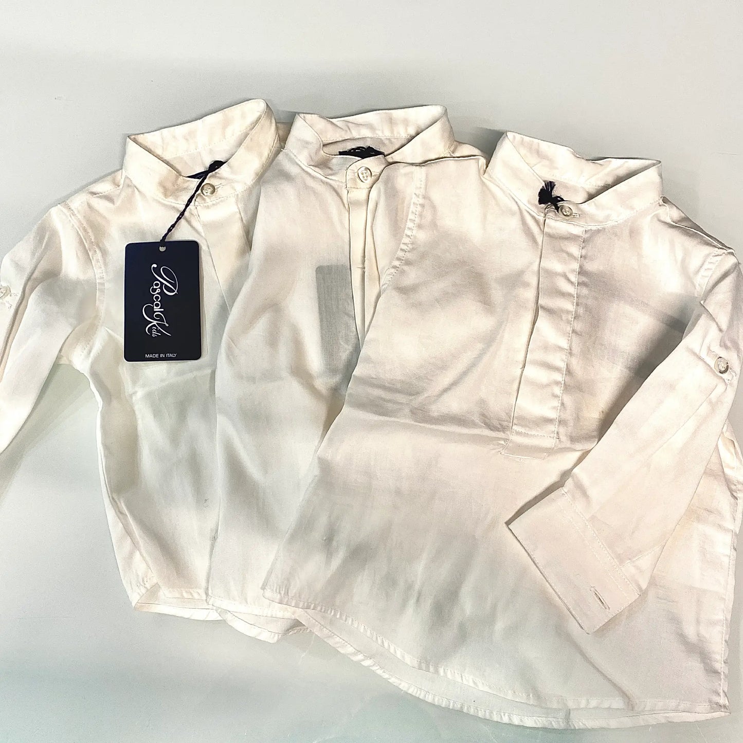 Camicia con collo alla Coreana per Cerimonia