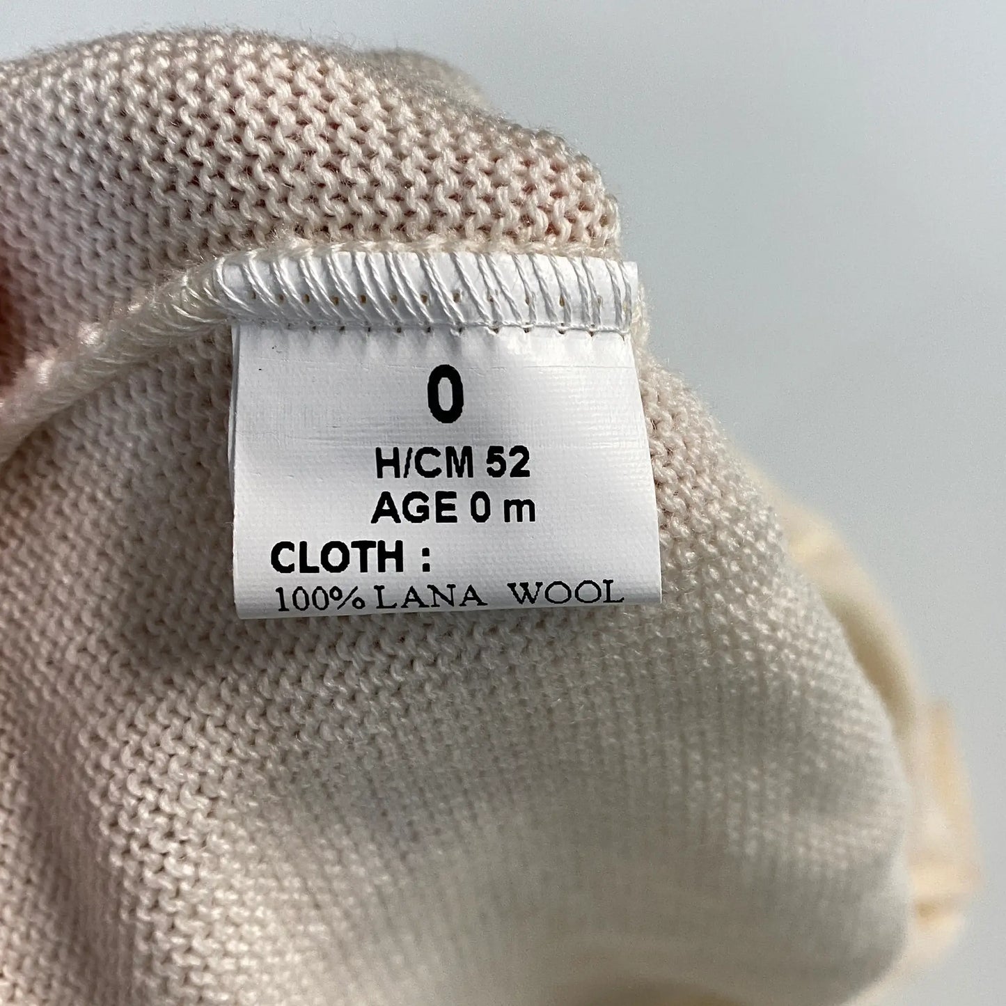Completo Neonato in Pura Lana